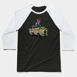 Surfing in the Turtle Van Baseball T-Shirt